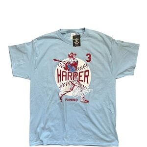 Harper Graphic T-Shirt in Light Blue